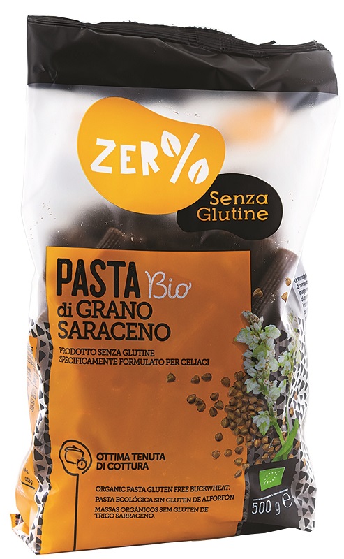 ZER% GLUTINE RIGATONI DI GRANO SARACENO BIO 500 G - Farmacia De Pasquale