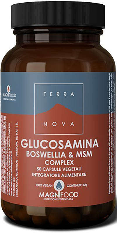 TERRANOVA COMPLESSO DI GLUCOSAMINA BOSWELLIA E MSM 50 CAPSULE - Farmacia De Pasquale