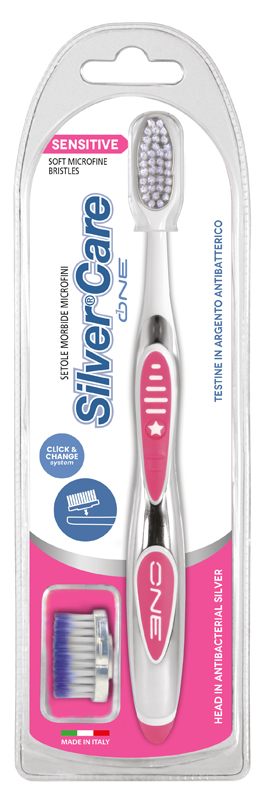 SILVERCARE SPAZZOLINO SC ONE SENSITIVE + RICARICA - Farmacia De Pasquale