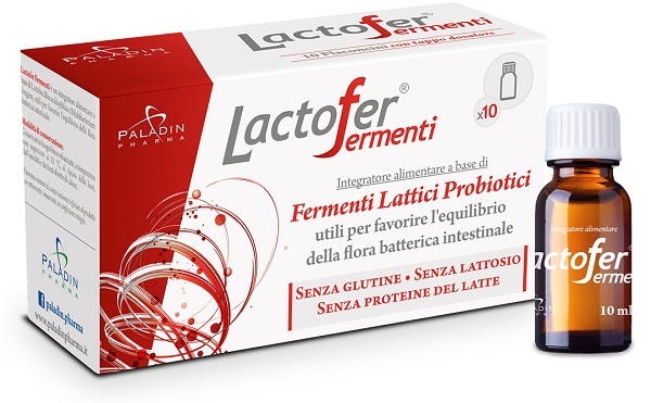 LACTOFER FERMENTI 10 FLACONCINI 10 ML - Farmacia De Pasquale