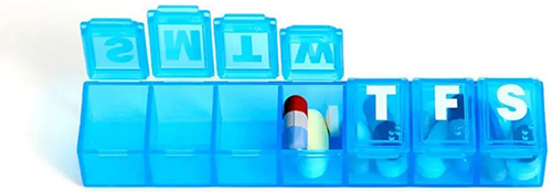 PORTAPILLORE SET MEDSTIMANALE MEDS - Farmacia De Pasquale