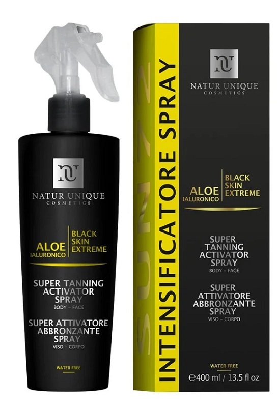 NATUR UNIQUE SUPER ATTIVATORE SPRAY BLACK SKIN EXTREME 400 ML - Farmacia De Pasquale