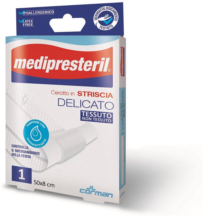 CEROTTO IN STRISCIA MEDIPRESTERIL FLESSIBILE 50X8CM - Farmacia De Pasquale