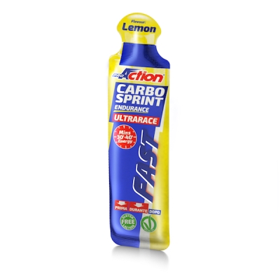 PROACTION CARBO SPRINT ULTRA RACE GEL ENERGETICO AL LIMONE 60 ML - Farmacia De Pasquale