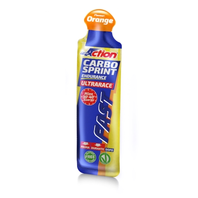 PROACTION CARBO SPRINT ULTRA RACE GEL ENERGETICO ALL'ARANCIA 60 ML - Farmacia De Pasquale