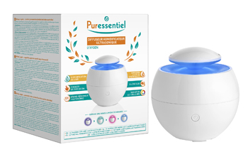 PURESSENTIEL DIFFUSORE UMIDIFICATORE ULTRASONICO O'XYGEN - Farmacia De Pasquale
