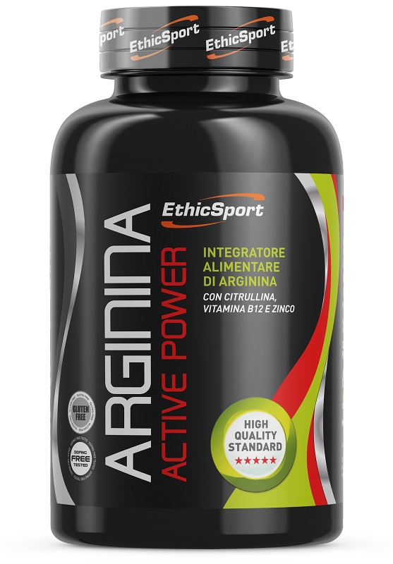 ETHICSPORT ARGININA ACTIVE POWER 90 COMPRESSE DA 1500 MG - Farmacia De Pasquale