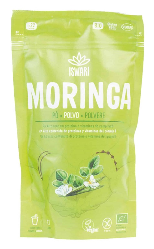 ISWARI MORINGA POLVERE BIO 125 G - Farmacia De Pasquale