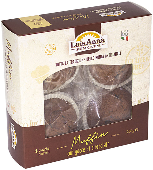 MUFFIN CIOCCOLATO 4 X 50 G - Farmacia De Pasquale