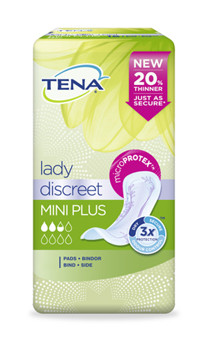 PANNOLONE SAGOMATO TENA DISCREET MINI PLUS 16 PEZZI - Farmacia De Pasquale