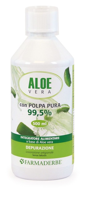 ALOE VERA SUCCO DI ALOE VERA POLPA PURA 500 ML - Farmacia De Pasquale