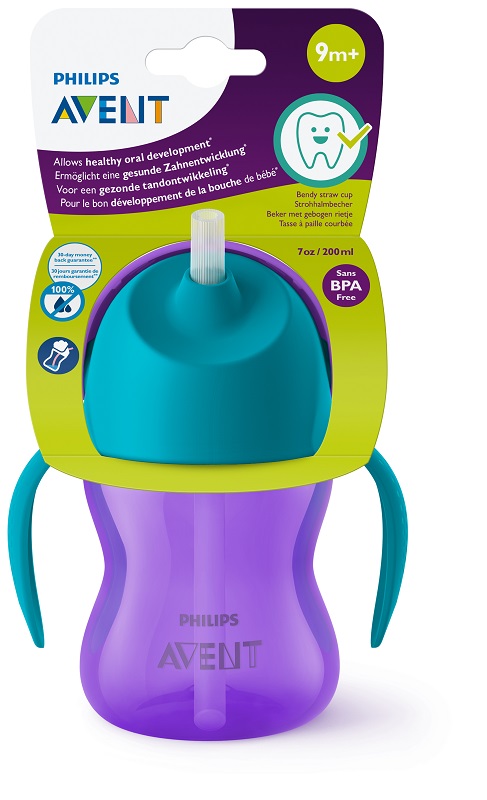 AVENT TAZZA CON CANNUCCIA FLESSIBILE DA 200ML 9 MESI+ - Farmacia De Pasquale