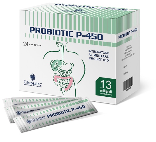 PROBIOTIC P-450 24 STICK MONODOSE 10 ML - Farmacia De Pasquale