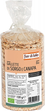 GALLETTE SORGO E CANAPA 120 G - Farmacia De Pasquale