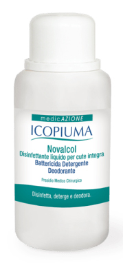 NOVALCOL DISINFETTANTE LIQUIDO ANTISETTICO CUTANEO 250 ML - Farmacia De Pasquale