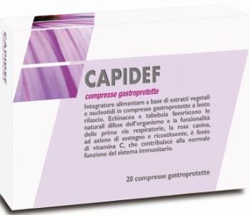 CAPIDEF 20 COMPRESSE GASTROPROTETTE - Farmacia De Pasquale