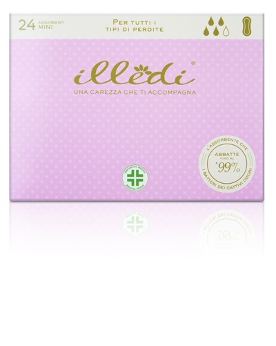 ILLEDI ASSORBENTI MINI IN TESSUTO NON TESSUTO PER INCONTINENZA 230 MM 24 PEZZI - Farmacia De Pasquale