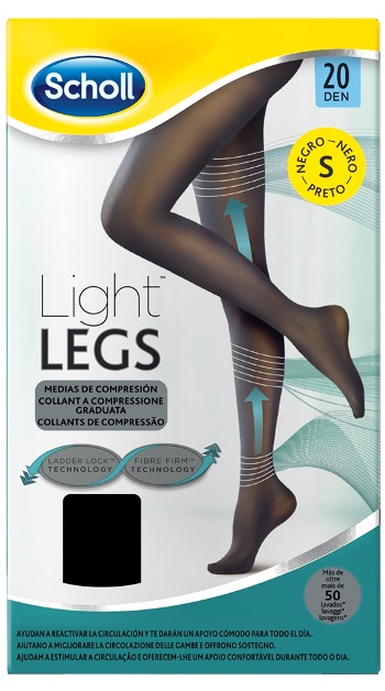 SCHOLL LIGHTLEGS 20 DENARI TAGLIA S COLORE NERO 1 PAIO - Farmacia De Pasquale