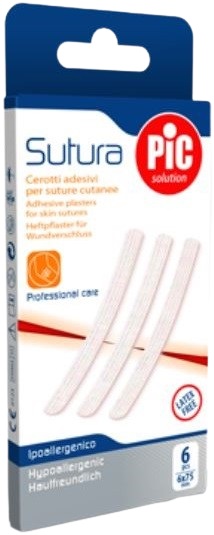 CEROTTO PER SUTURA PIC SOLUTION 12X100 MM 6 PEZZI - Farmacia De Pasquale