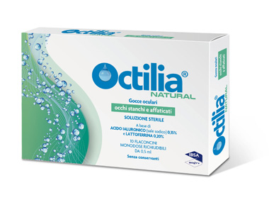 OCTILIA NATURAL OCCHI STANCHI E AFFATICATI 10 FLACONCINI 0,5 ML - Farmacia De Pasquale