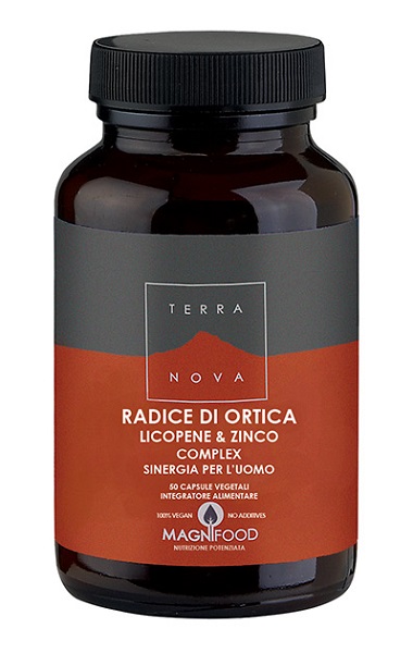TERRANOVA RADICE ORTICA LICOPENE ZINCO SINERGIA UOMO 50 CAPSULE - Farmacia De Pasquale