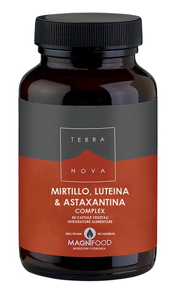 TERRANOVA MIRTILLO LUTEINA ASTAXANTINA SINERGIA PER GLI OCCHI 50 CAPSULE - Farmacia De Pasquale
