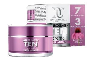 NATUR UNIQUE IALUCOLLAGEN TEN CREAM VISO SUPER ANTIAGE 50 ML - Farmacia De Pasquale