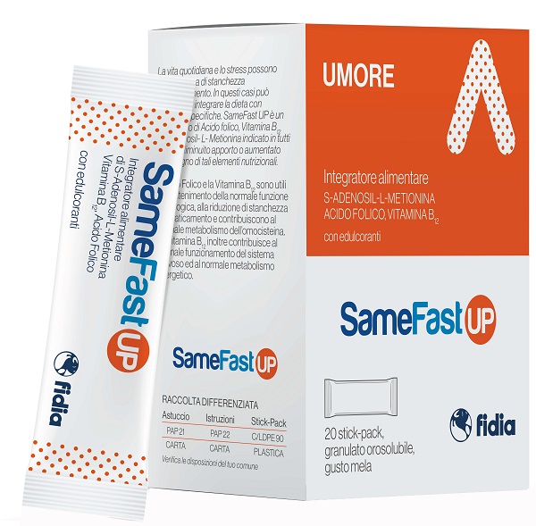 SAMEFAST UP 20 STICK PACK GRANULATO OROSOLUBILE GUSTO ANANAS - Farmacia De Pasquale