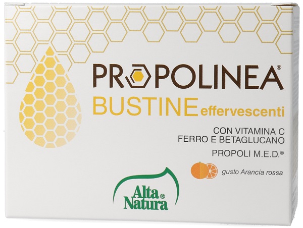 PROPOLINEA EFFERVESCENTE 10 BUSTINE - Farmacia De Pasquale