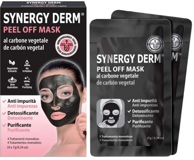 SYNERGY DERM PEEL OFF MASK 4 TRATTAMENTI MONODOSE 7 G - Farmacia De Pasquale