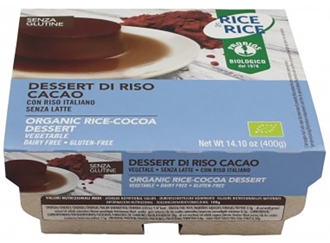 RICE&RICE DESSERT DI RISO CACAO 400 G - Farmacia De Pasquale