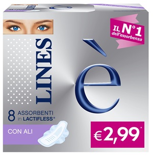 LINES E' ALI 8 PEZZI - Farmacia De Pasquale