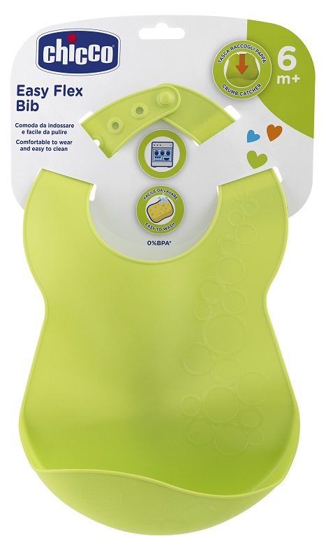 CHICCO BAVAGLINA RIGIDA 6M+ VERDE - Farmacia De Pasquale