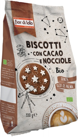 BISCOTTI CON CACAO E NOCCIOLE 350 G - Farmacia De Pasquale