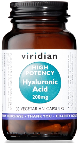 VIRIDIAN HYALURONIC ACID HIGH POTENCY 30 CAPSULE VIRIDIAN ACIDO IALURONICO ALTA CONCENTRAZIONE - Farmacia De Pasquale