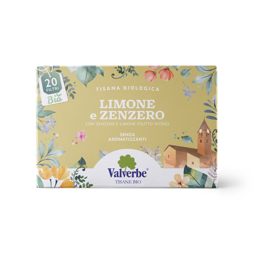 TISANA LIMONE/ZENZERO BIO 20 FILTRI - Farmacia De Pasquale
