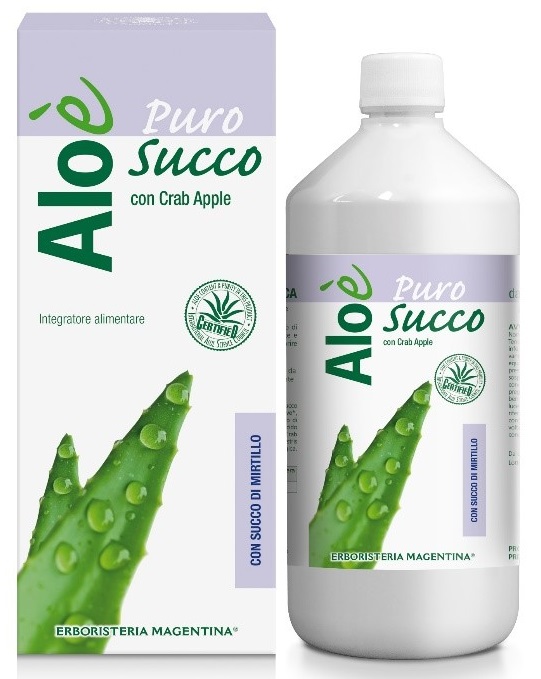 ALOE' ALOE VERA BIO + MIRTILLO 1 LITRO - Farmacia De Pasquale
