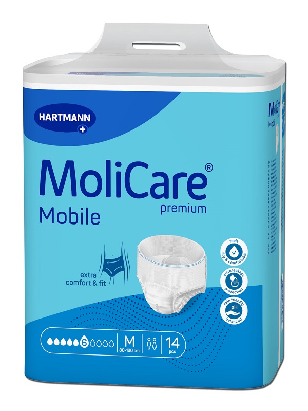 PANNOLINO PULL UP GIORNO MOLICARE MOBILE 6 GOCCE M 14 PEZZI CON IVA AL 22% - Farmacia De Pasquale
