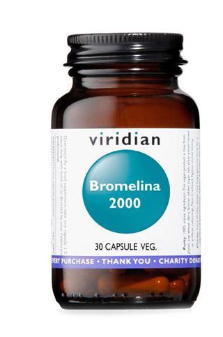 VIRIDIAN BROMELINA 2000 30 CAPSULE - Farmacia De Pasquale