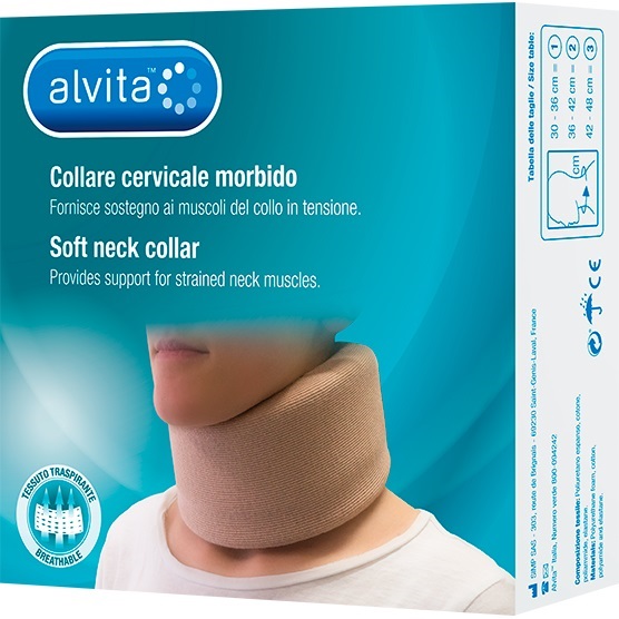 COLLARE CERVICALE ALVITA MORBIDO 3 - Farmacia De Pasquale