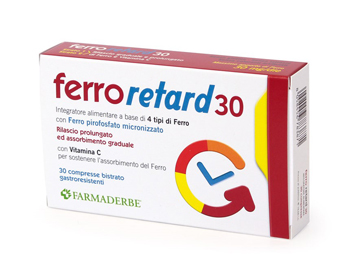 FERRO RETARD 30 COMPRESSE - Farmacia De Pasquale