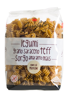 GAROFALO RADIATORI PASTA SENZA GLUTINE LEGUMI E CEREALI 400 G - Farmacia De Pasquale