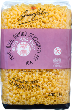 GAROFALO ANELLINI SENZA GLUTINE 400 G - Farmacia De Pasquale