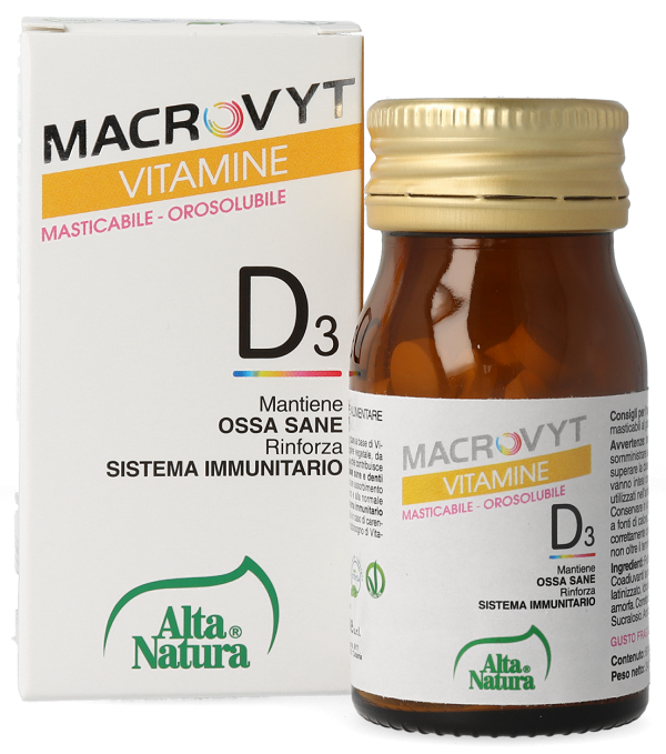 MACROVYT VITAMINA D3 VEG 60 COMPRESSE OROSOLUBILI - Farmacia De Pasquale