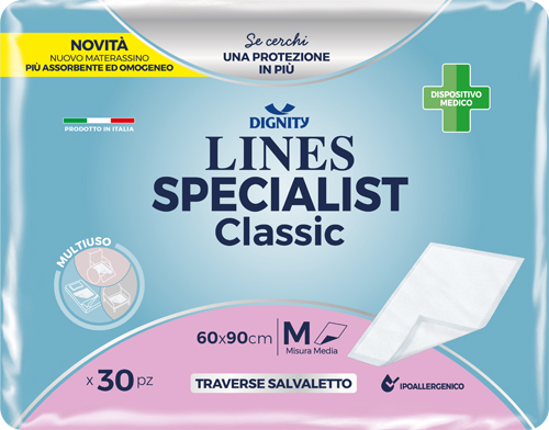 TRAVERSA LINES SPECIALIST CLASSIC 60X90CM TP 30 PEZZI - Farmacia De Pasquale