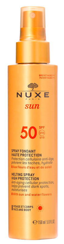 NUXE SUN SPRAY SOLARE VISO E CORPO ALTA PROTEZIONE SPF50 150 ML - Farmacia De Pasquale