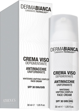 DERMABIANCA CREMA VISO DEPIGMENTANTE ANTIMACCHIE SPF30 UVA/UVB 30 ML - Farmacia De Pasquale