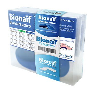 KIT EQUILIBRIO BIONAIF PLANTARE ATTIVO BLU PICCOLO DAL 34 AL 38 52-58KG - Farmacia De Pasquale