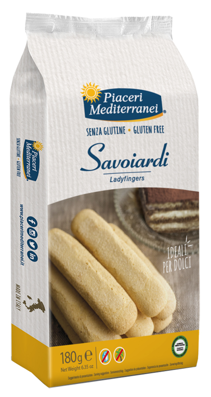 PIACERI MEDITERRANEI SAVOIARDI 180 G - Farmacia De Pasquale