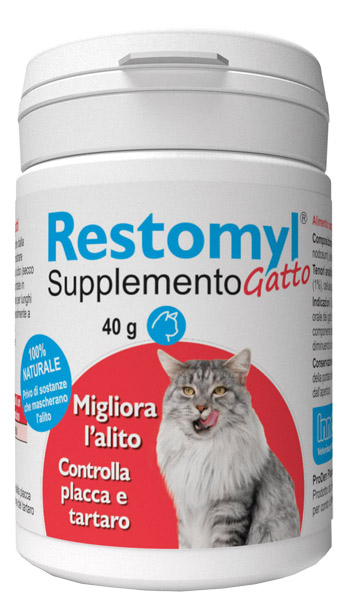 RESTOMYL SUPPLEMENTO GATTO FLACONCINO 40 G - Farmacia De Pasquale